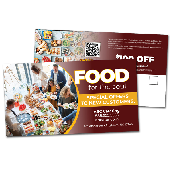 Catering Restaurant direct mail