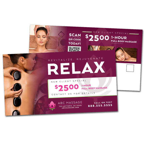 massage therapy direct mail