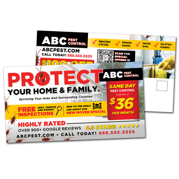 Pest control direct mail