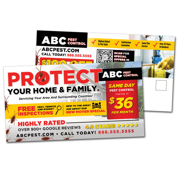 Pest control direct mail