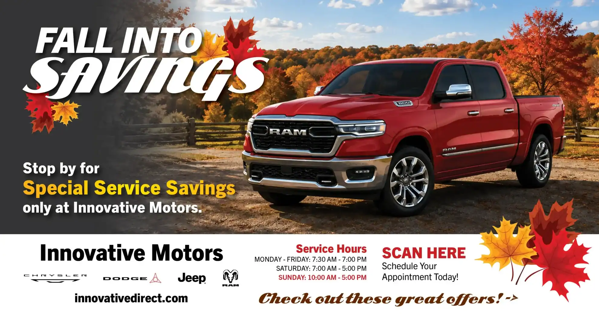 Automotive service direct mail campaign example