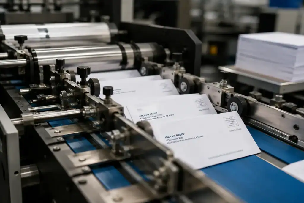 Direct mail production for Lemon Law marketing